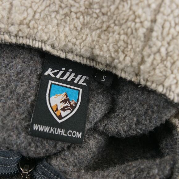 Kuhl Gray Full Zip Alfpaca Fleece Hoodie Womens Sz S - Picture 7 of 8